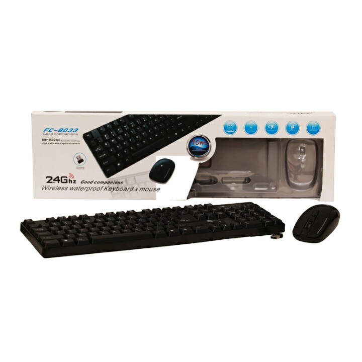 2.4Ghz Good Companions YR-8033 Wireless Keyboard & Mouse